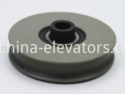 Hitachi Elevator Door Hanger Roller Curved Groove 20mm Length Shaft 65*13*6202